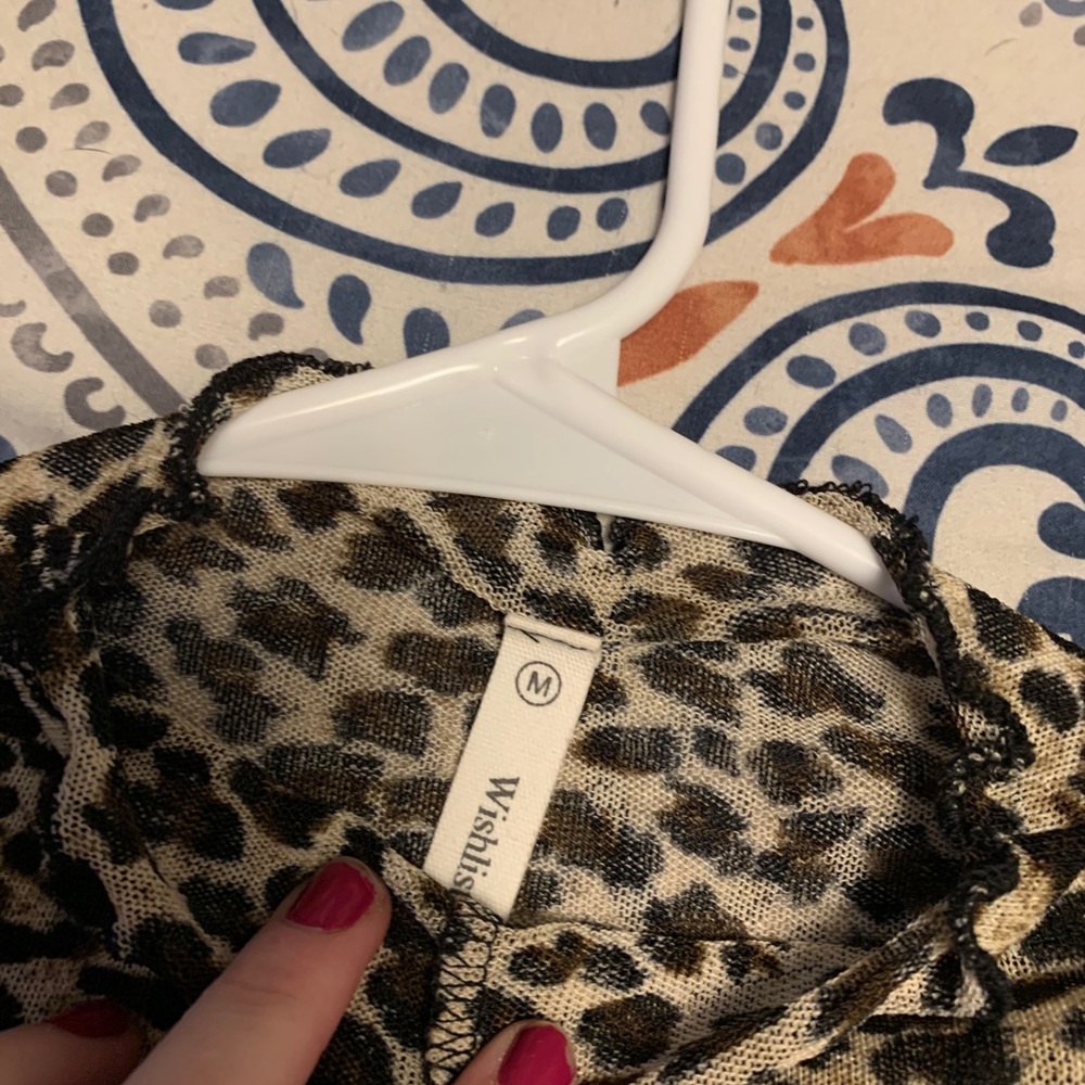 Leopard turtleneck